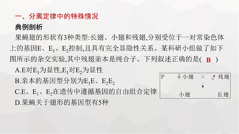 新教材高考生物一轮复习能力素养提升课4遗传定律相关分离比分析课件第2页