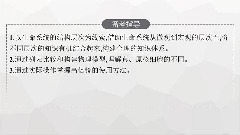 新教材高考生物一轮复习第1单元走近细胞组成细胞的分子第1讲走近细胞课件03