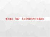 新教材高考生物一轮复习第9单元生物与环境第3讲生态系统的结构与能量流动课件