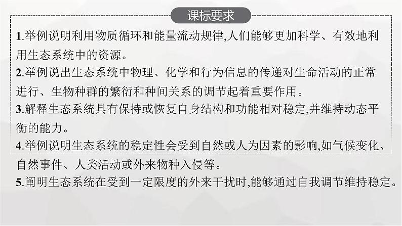 新教材高考生物一轮复习第9单元生物与环境第4讲生态系统的物质循环、信息传递和稳定性课件02