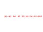 新教材高考生物一轮复习第11单元第2讲基因工程及生物技术的安全性与伦理问题课件