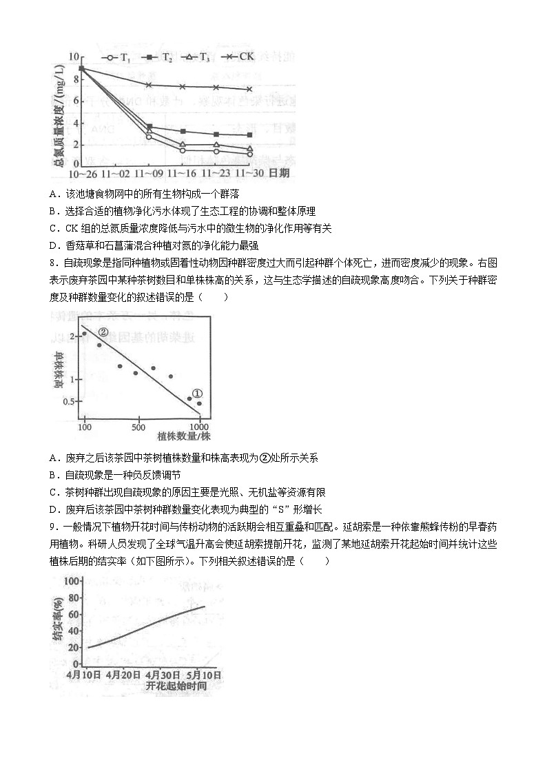 湖北省重点高中智学联盟2023-2024学年高二下学期5月联考生物试题（Word版附答案）03