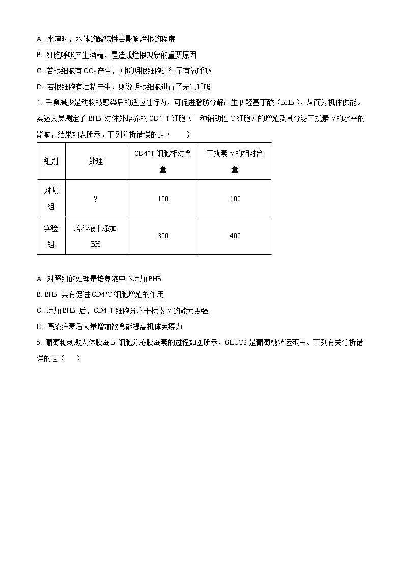 湖南省长沙县第九中学2023-2024学年高二下学期5月月考生物试题（学生版）第2页