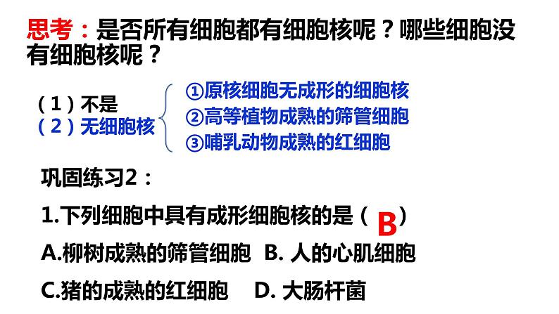 【核心素养】人教版高中生物必修一3.3《细胞核的结构和功能》课件＋课时练习＋教案（含教学反思）06