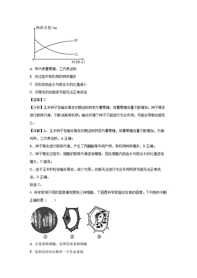 河南省豫北名校2023-2024学年高二下学期5月月考试生物试题（解析版）第3页