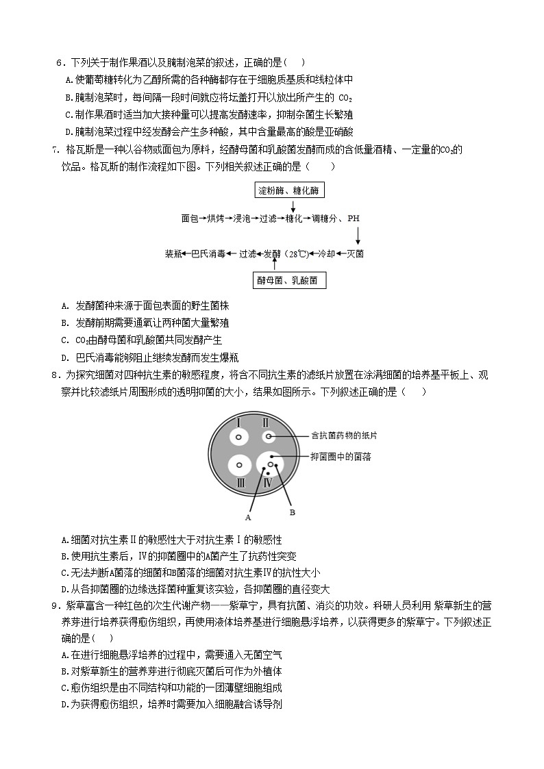 2024东莞七校联考高二下学期5月月考试题生物含答案02