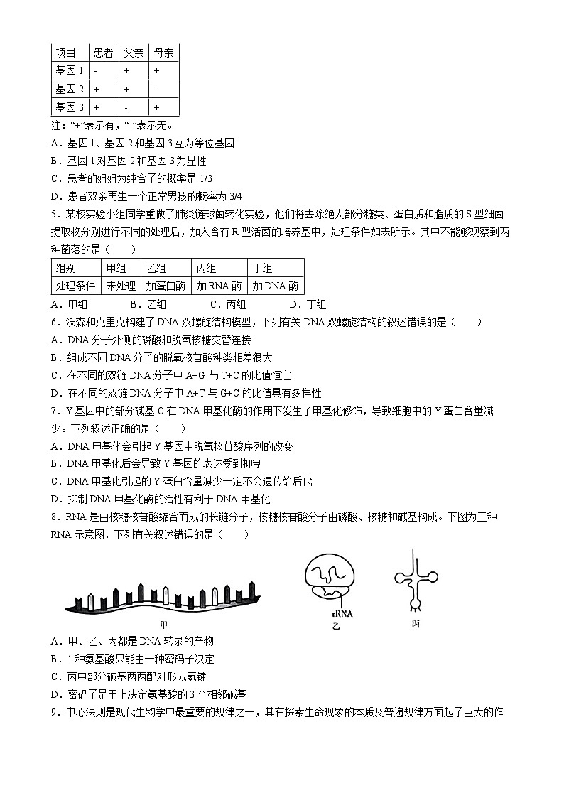 2024保定部分示范性高中高一下学期5月期中考试生物含答案第2页