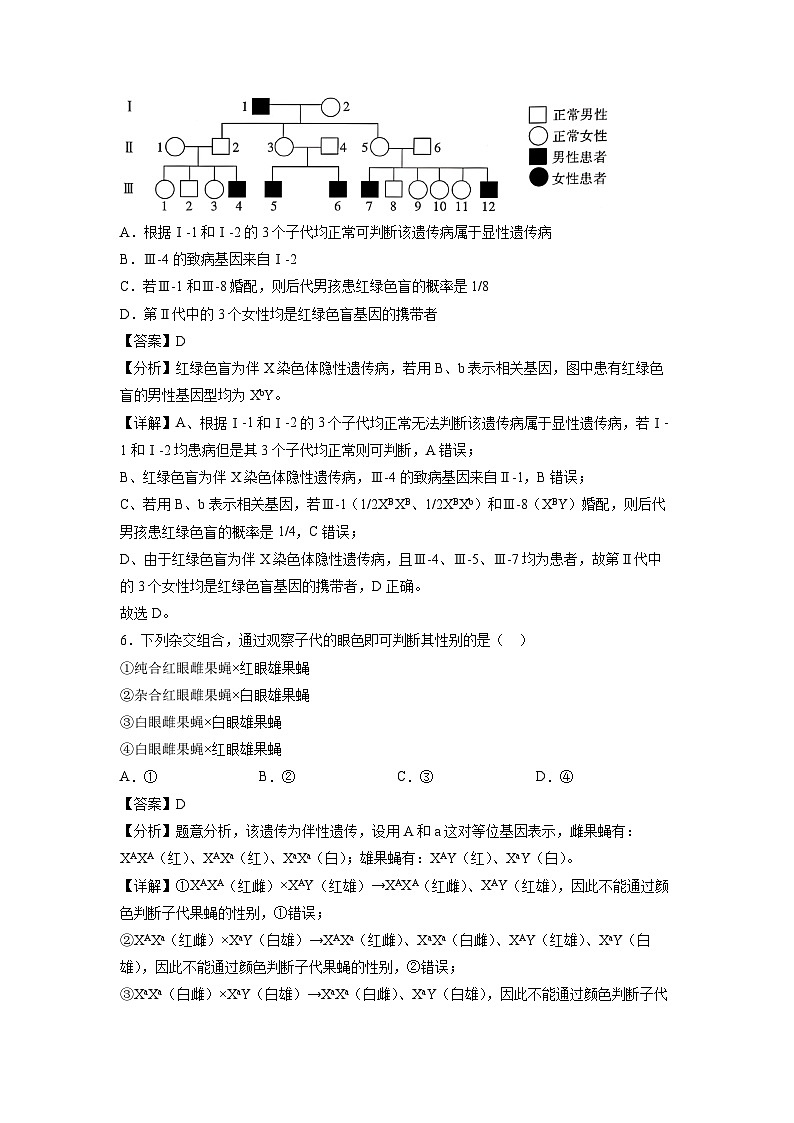 生物：山东省2024年高一下学期期末模拟检测卷01（解析版）第3页