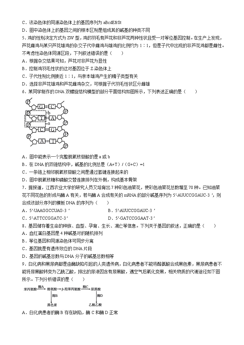 贵州省遵义市2023-2024学年高一下学期6月月考生物试题第2页