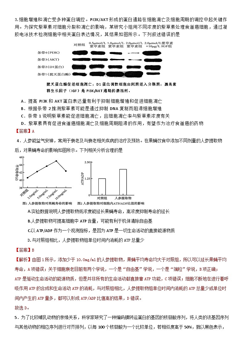 生物试卷参考答案第2页