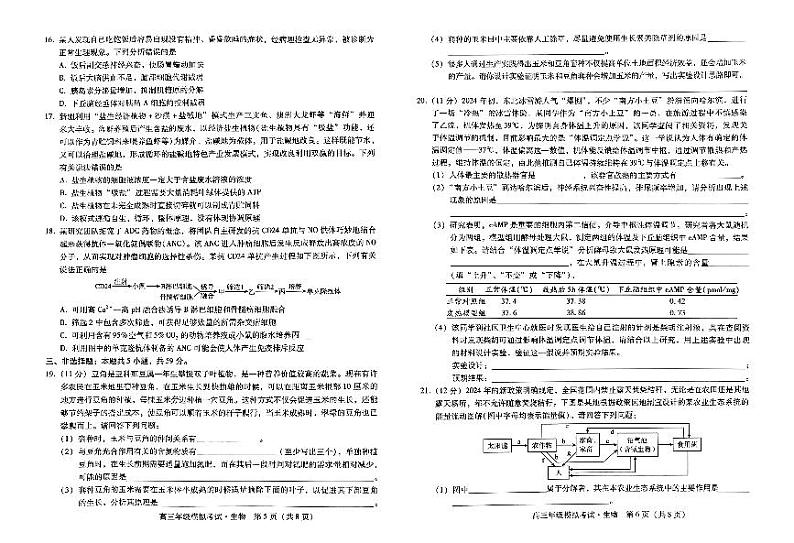 生物-河北省2024届高三年级模拟考试暨邯郸市高三三模03