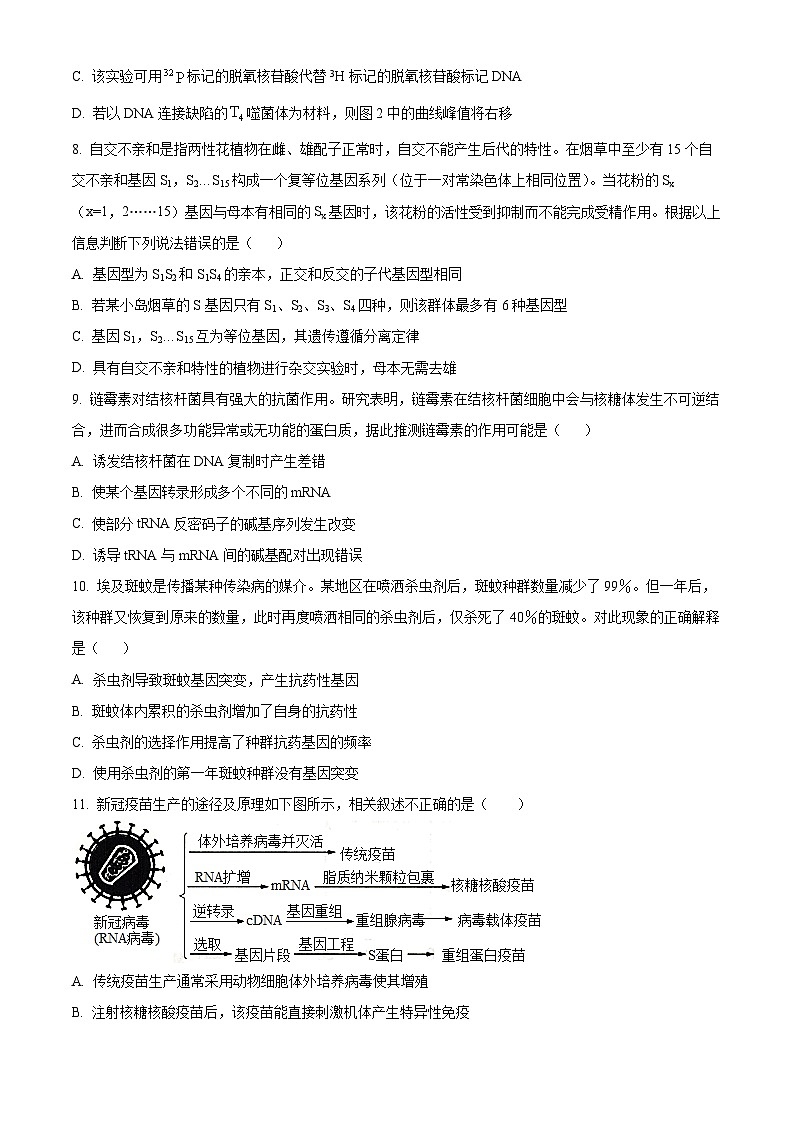 2024届广东省梅州市兴宁市第一中学高三模拟预测生物试题（原卷版+解析版）第3页