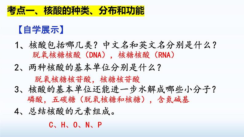 2025届高三生物一轮复习课件2.5核酸是遗传信息的携带者05