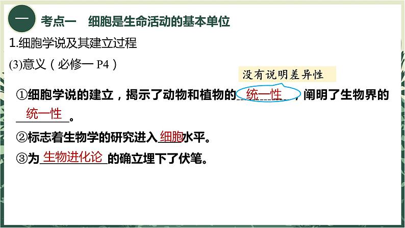 2025届高三一轮复习生物：走近细胞课件第3页