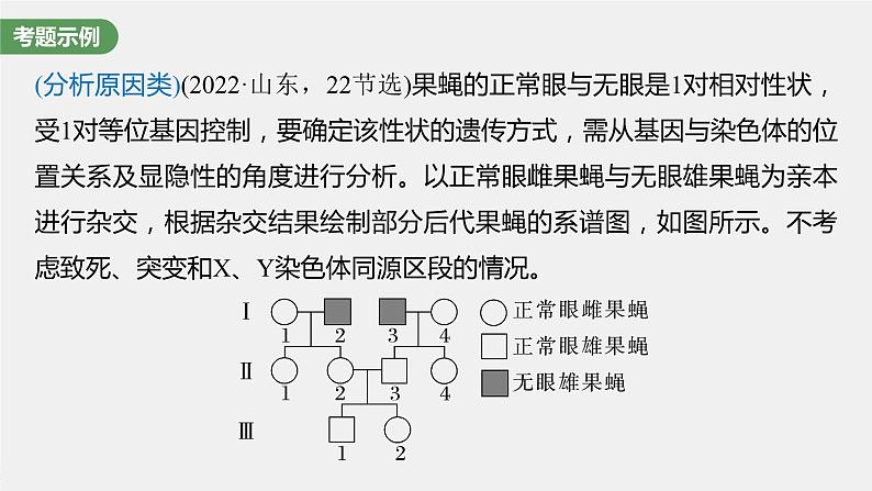 最新高考生物一轮复习课件（新人教版） 第5单元　长句表达(三)　遗传实验中相关推理分析04