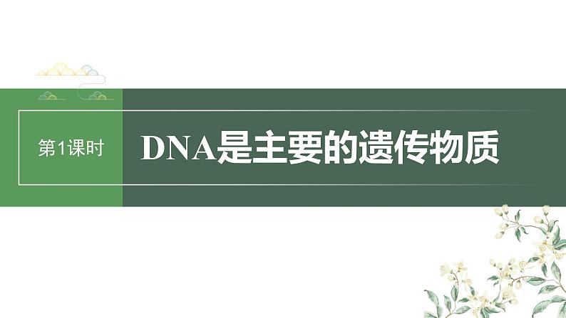 最新高考生物一轮复习课件（新人教版） 第6单元　第1课时　DNA是主要的遗传物质03