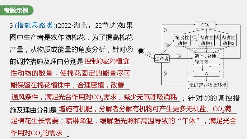 最新高考生物一轮复习课件（新人教版） 第9单元　长句表达(五)　群体稳态中相关概念、措施及意义分析第6页