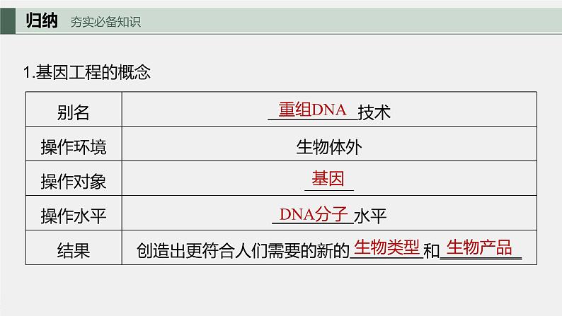 最新高考生物一轮复习课件（新人教版） 第10单元　第6课时　基因工程的基本工具和基本操作程序第7页