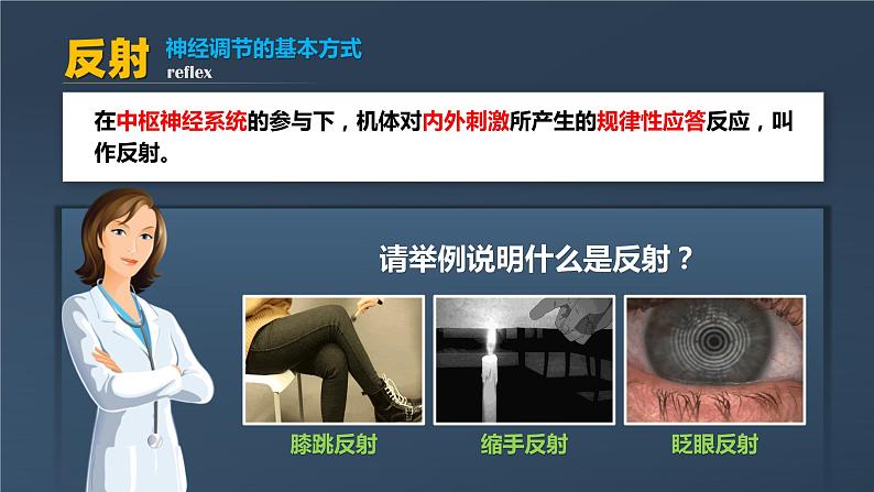 人教版2019高中生物选择性必修1课件2-2神经调节的基本方式(新教材有限版)第6页