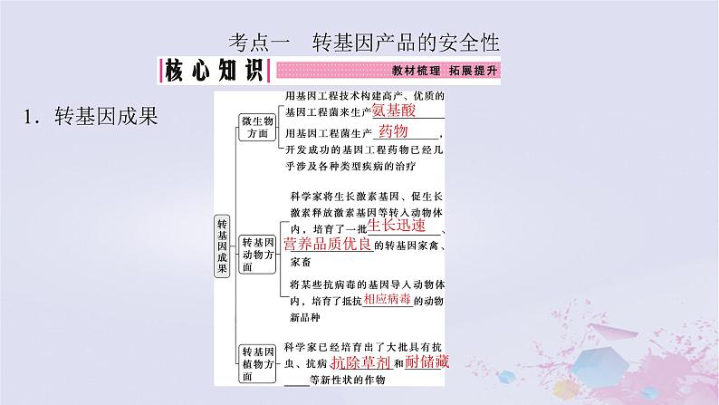 2025届高考生物一轮总复习选择性必修3第十单元生物技术与工程第53讲生物技术的安全性与伦理问题课件第4页