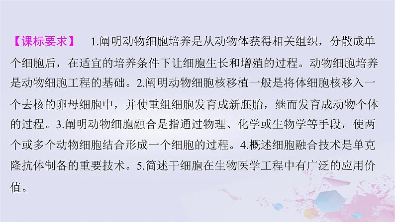 2025届高考生物一轮总复习选择性必修3第十单元生物技术与工程第49讲动物细胞工程课件第2页