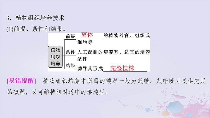 2025届高考生物一轮总复习选择性必修3第十单元生物技术与工程第48讲植物细胞工程课件第7页