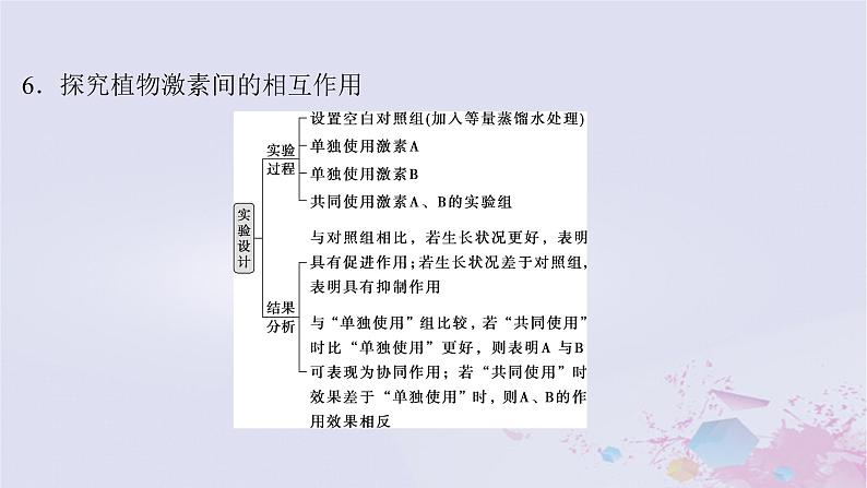 2025届高考生物一轮总复习选择性必修1第八单元稳态与调节微专题14与植物激素有关的实验设计题课件第7页