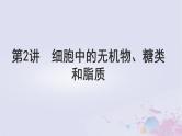2025届高考生物一轮总复习必修1第一单元细胞及其分子组成第2讲细胞中的无机物糖类和脂质课件