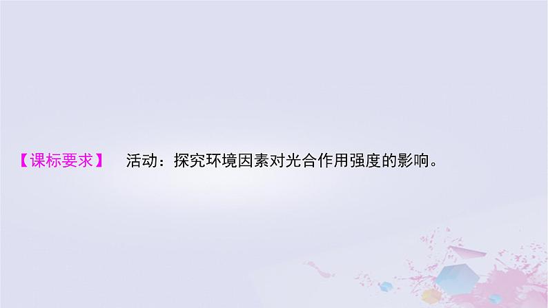 2025届高考生物一轮总复习必修1第三单元细胞的能量供应和利用第14讲光合作用的影响因素及其应用课件02