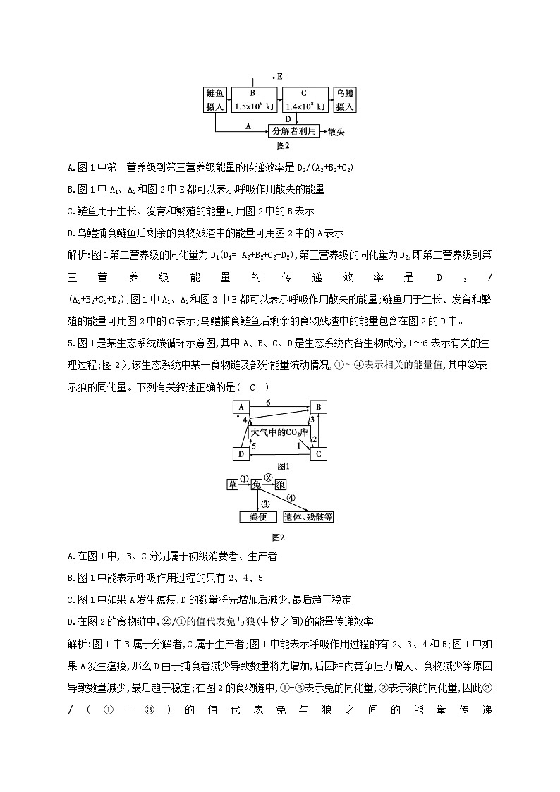 2024届高考生物考前冲刺第1篇专题素能提升专题5生态微专题突破练2生态系统和环境保护第3页
