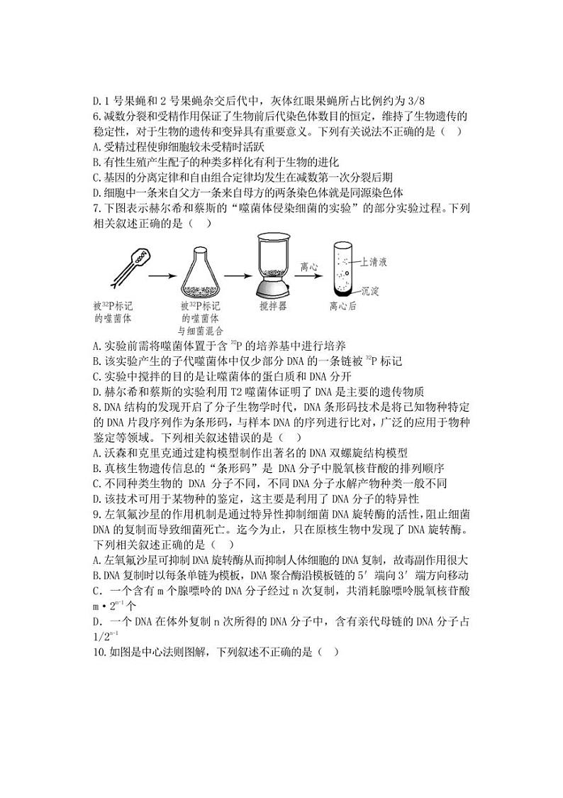[生物]辽宁省七校2023～2024学年高一下学期6月月考生物试卷（有答案）02
