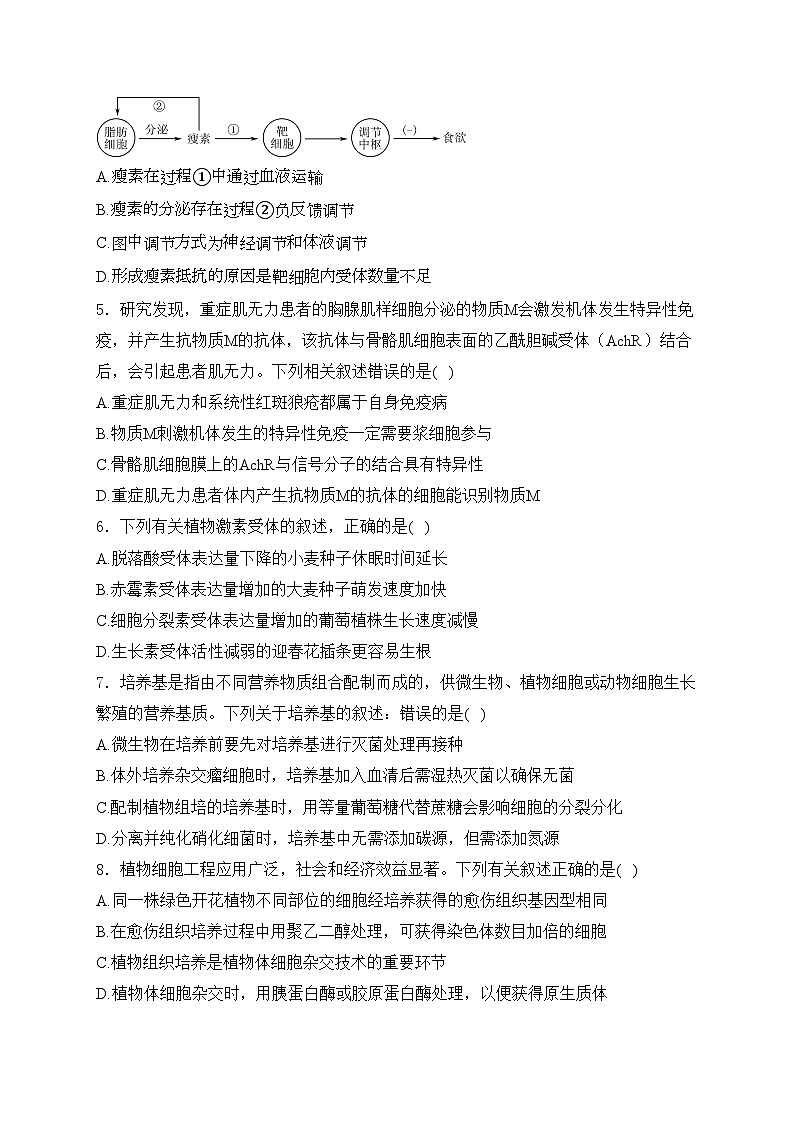 江苏省连云港市东海、灌云和灌南三校联考2023-2024学年高二下学期5月第二次月考生物试卷(含答案)02