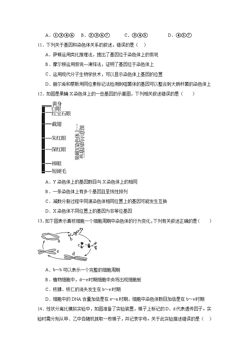 2024年6月浙江省温州市普通高中学业水平模拟测试生物试题03