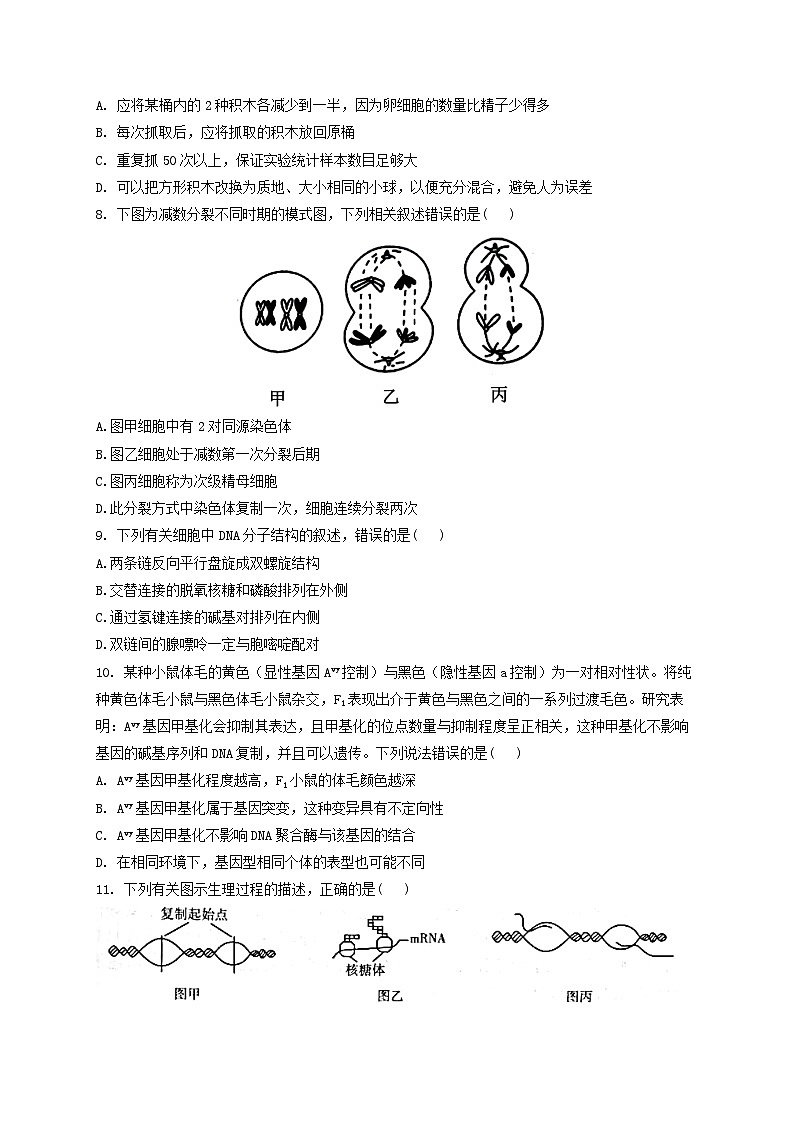 河南省焦作市博爱一中2022—2023学年高一（下）期末考试-生物试卷第3页