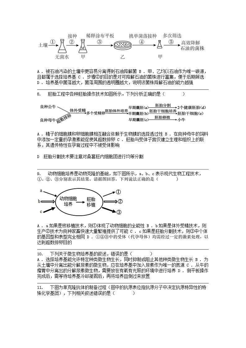 [生物]广东省梅州市梅县区梅雁名校2023-2024学年高二下学期5月月考试题第2页