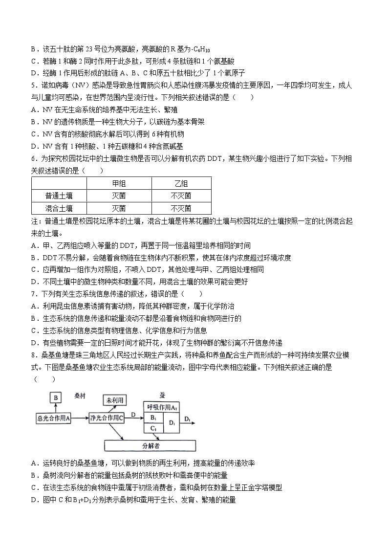 辽宁省名校联盟2023-2024学年高二下学期6月月考生物试题（Word版附解析）第2页