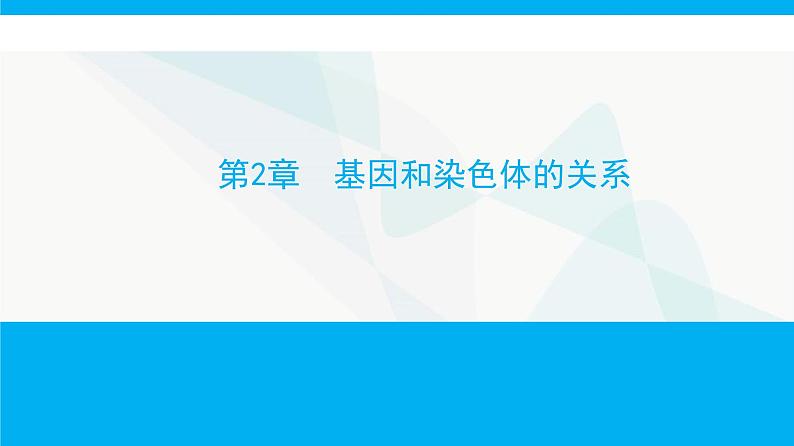 人教版高中生物必修2第2章基因和染色体的关系课件第1页