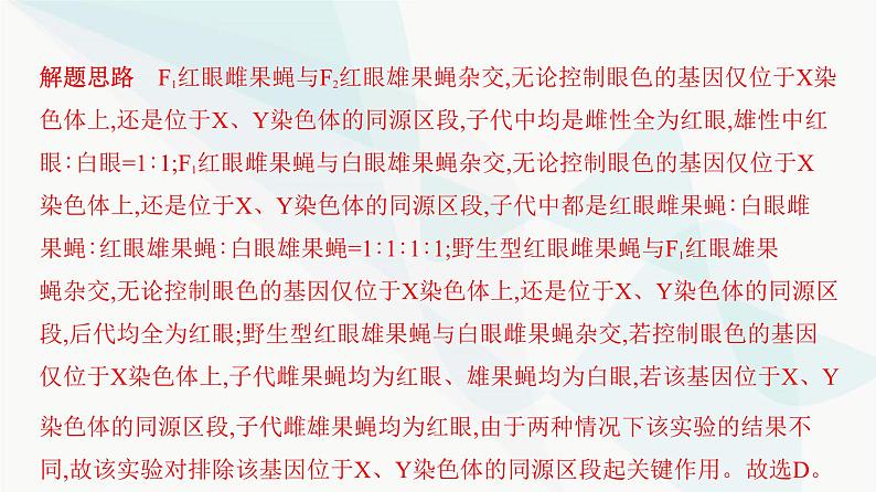 人教版高中生物必修2重点专题卷4基因位置的探究与分析课件03