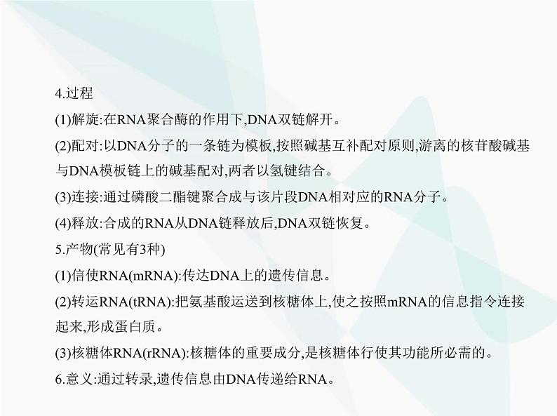 浙科版高中生物必修2第三章遗传的分子基础第四节基因控制蛋白质合成课件04