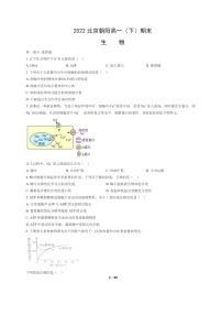 [生物]2022北京朝阳高一下学期期末试卷及答案