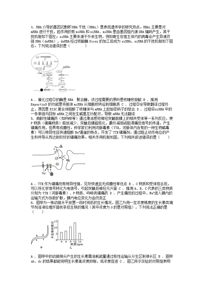 [生物]广西壮族自治区2024年高考考前押题密卷02