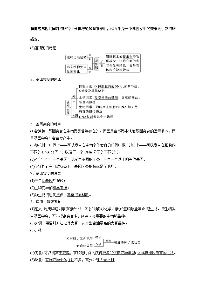 第七单元　第33课时　基因突变和基因重组（教师版）第3页