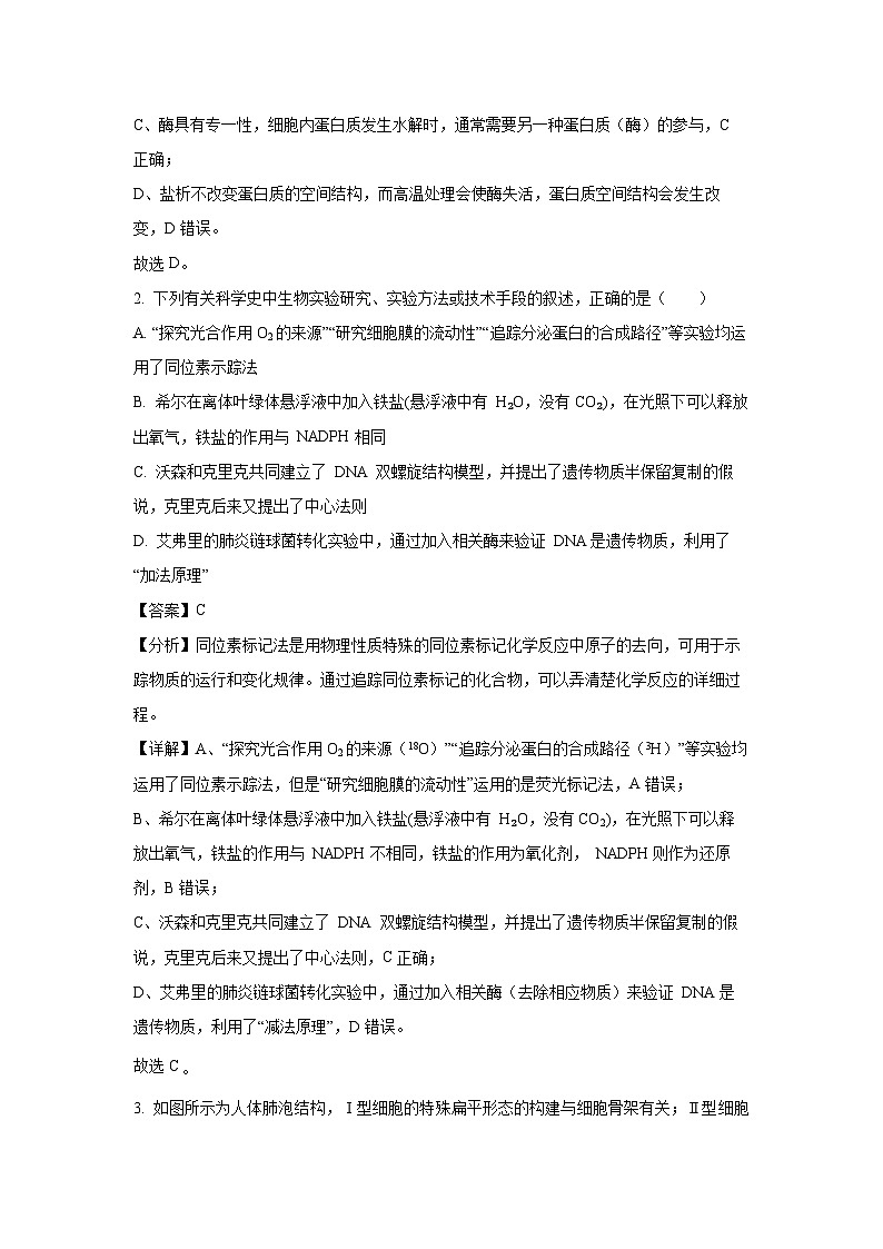 [生物]广东省茂名市七校联盟2023-2024学年高一下学期6月月考试题（解析版）02