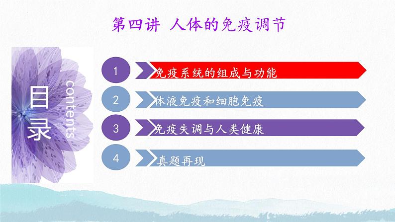2025届高三生物一轮复习课件第四讲 人体的免疫调节第6页