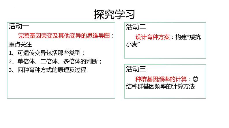 2024届高考生物一轮复习：专题八 变异与进化课件PPT第3页