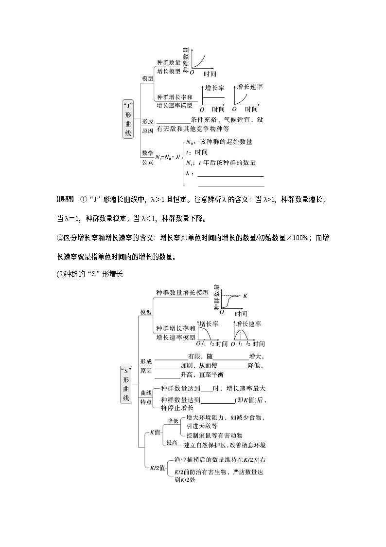 第九单元　第48课时　种群数量的变化及其影响因素-2025年高考生物大一轮复习课件02
