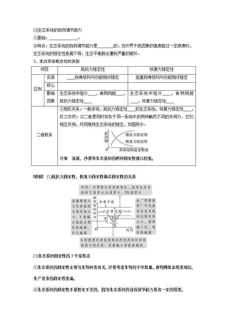 第九单元　第54课时　生态系统的稳定性-2025年高考生物大一轮复习课件02