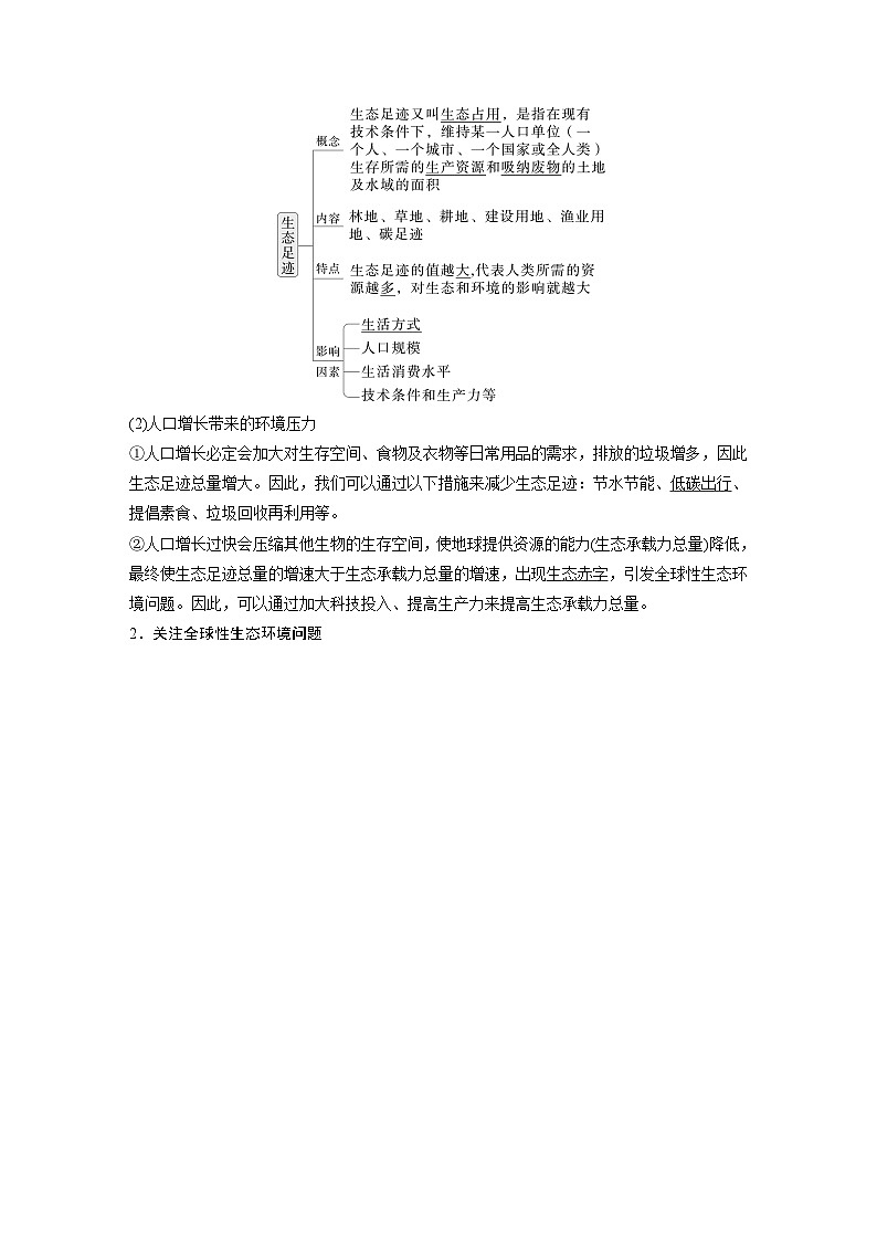 第九单元　第55课时　人与环境-2025年高考生物大一轮复习课件02