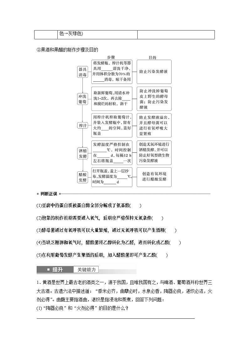 第十单元　第56课时　传统发酵技术的应用、发酵工程及其应用（学生版）第3页