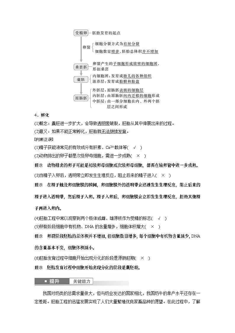 第十单元　第60课时　胚胎工程（教师版）第2页